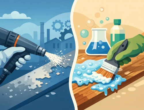 #47.: Pískování versus chemické odstraňování nátěrů